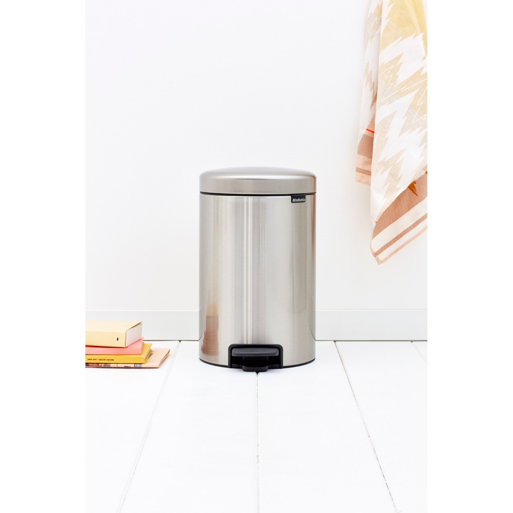 Prullenbak 12.0l NewIcon Brabantia fpp matt steel sfeer 1