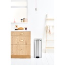 Prullenbak 30.0l NewIcon Brabantia fpp matt steel sfeer 1