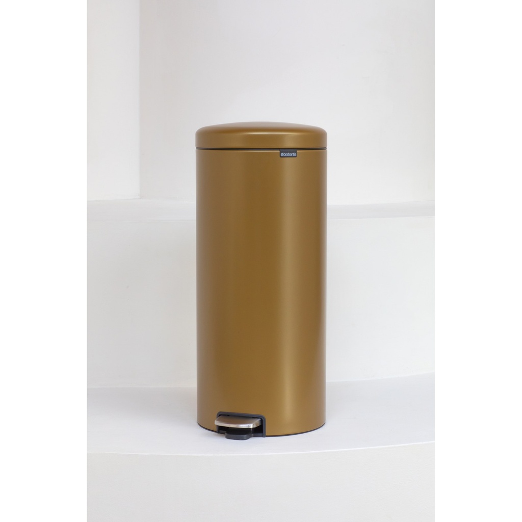 Prullenbak 30.0l NewIcon Brabantia warm brass sfeer 1