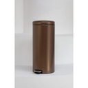 Prullenbak 30.0l NewIcon Brabantia warm bronze sfeer 1