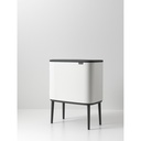 Prullenbak 36.0l Bo touch Brabantia white sfeer 2