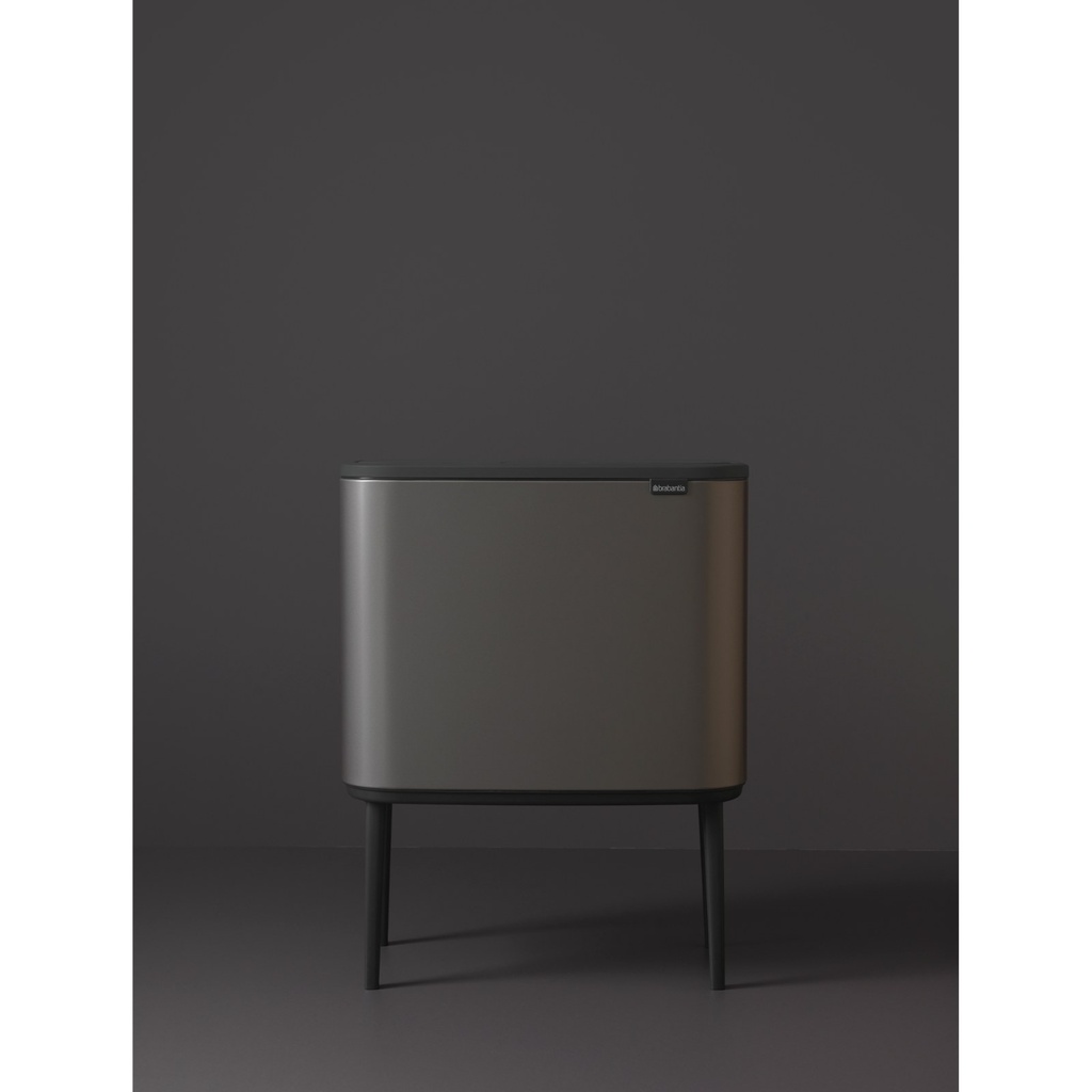 Prullenbak 11/23.0l Bo touch Brabantia platinum sfeer 1