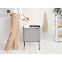 Prullenbak 3x11.0l Bo touch Brabantia soft grey sfeer 3