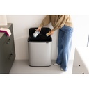 Prullenbak 2x30.0l Bo touch Brabantia soft grey sfeer 1