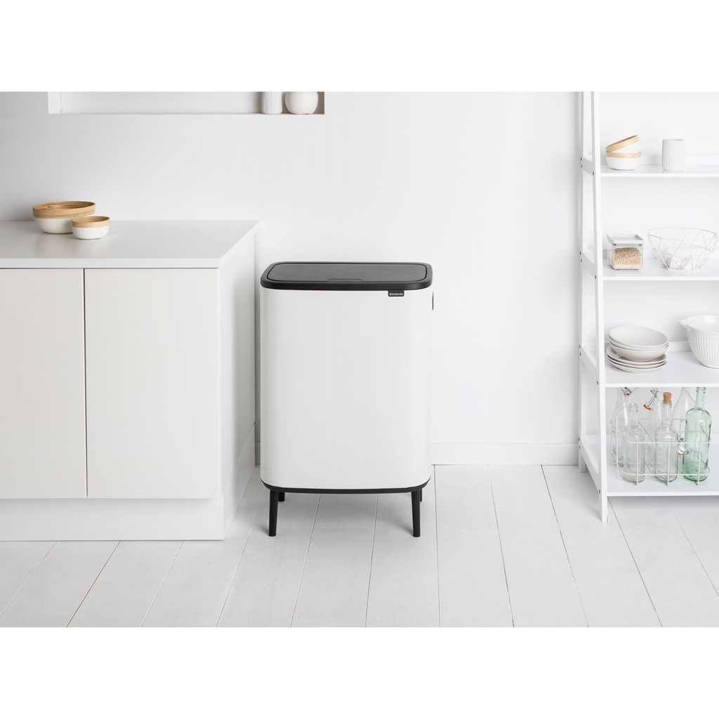 Prullenbak 2x30.0l Bo touch Hi Brabantia white sfeer 1