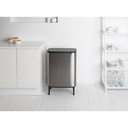 Prullenbak 2x30.0l Bo touch Hi Brabantia fpp matt steel sfeer 1