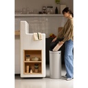 Prullenbak 30.0l touch bin Brabantia soft grey sfeer 1