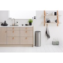 Prullenbak 30.0l touch bin Brabantia fpp matt steel sfeer 2