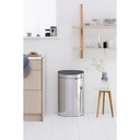 Prullenbak 40.0l touch bin Brabantia steel sfeer 1