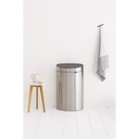 Prullenbak 40.0l touch bin Brabantia matt steel sfeer 1