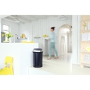 Prullenbak 60.0l touch bin Brabantia matt black/fpp matt steel sfeer 2