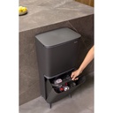 Prullenbak 25/10/10.0l SortUp Hi Brabantia dark grey sfeer 1