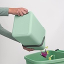 Prullenbak sort&go 12.0l Brabantia jade green sfeer 2