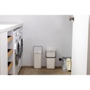 Prullenbak sort&go 12.0l Brabantia soft beige sfeer 2