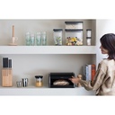 Broodtrommel 11.0l medium Brabantia matt black sfeer 1