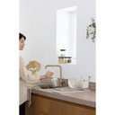 Afdruiprek compact sinkside Brabantia soft beige sfeer 1