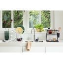 Afdruiprek inklapbaar compact sinkside Brabantia dark grey sfeer 3