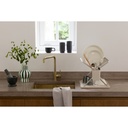 Afdruiprek inklapbaar compact sinkside Brabantia soft beige sfeer 1