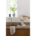 Afdruiprek inklapbaar compact sinkside Brabantia soft beige sfeer 2