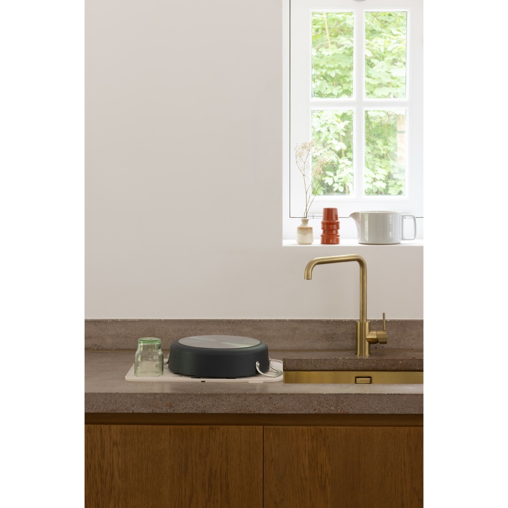 Afdruipmat sinkside siliconen Brabantia soft beige sfeer 3