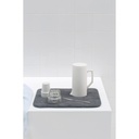 Afdruipmat 47x40cm sinkside microvezel Brabantia dark grey sfeer 1