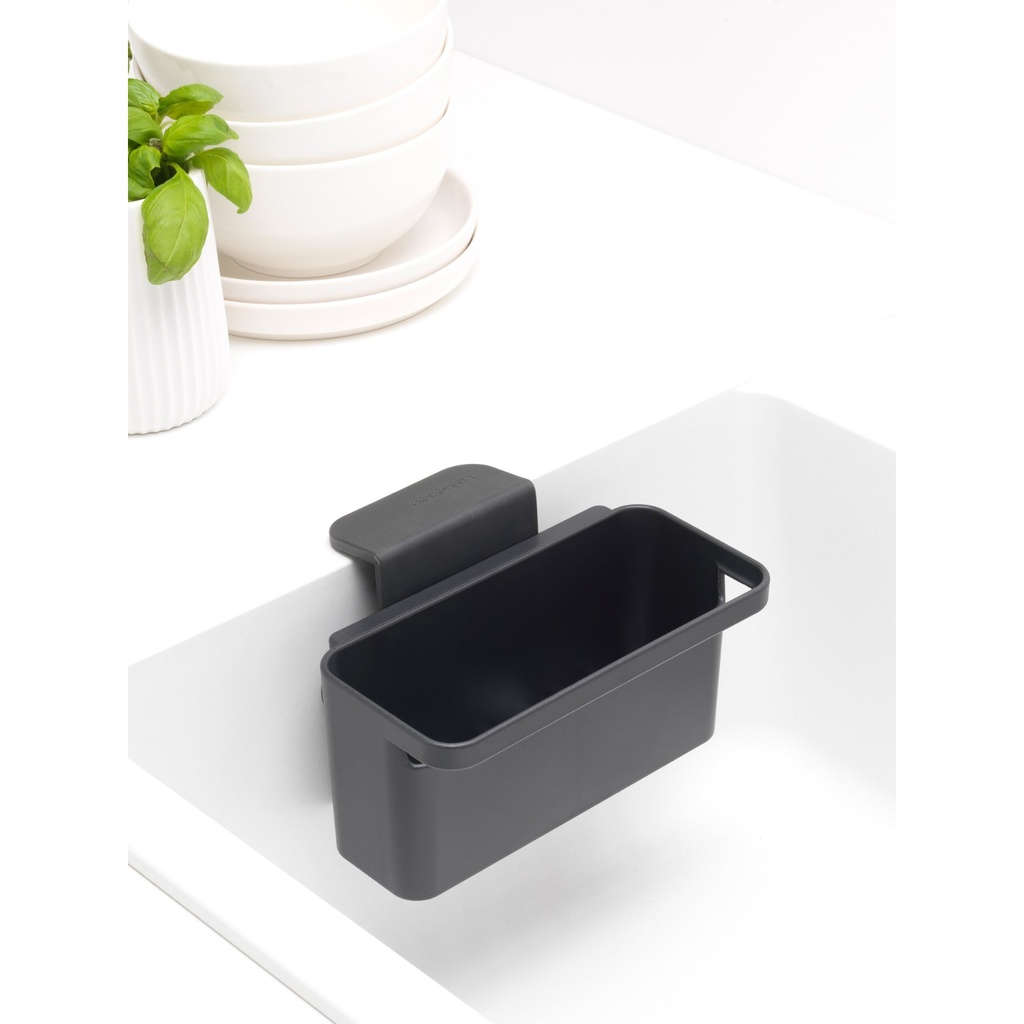Gootsteen organiser sinkside Brabantia dark grey sfeer 3
