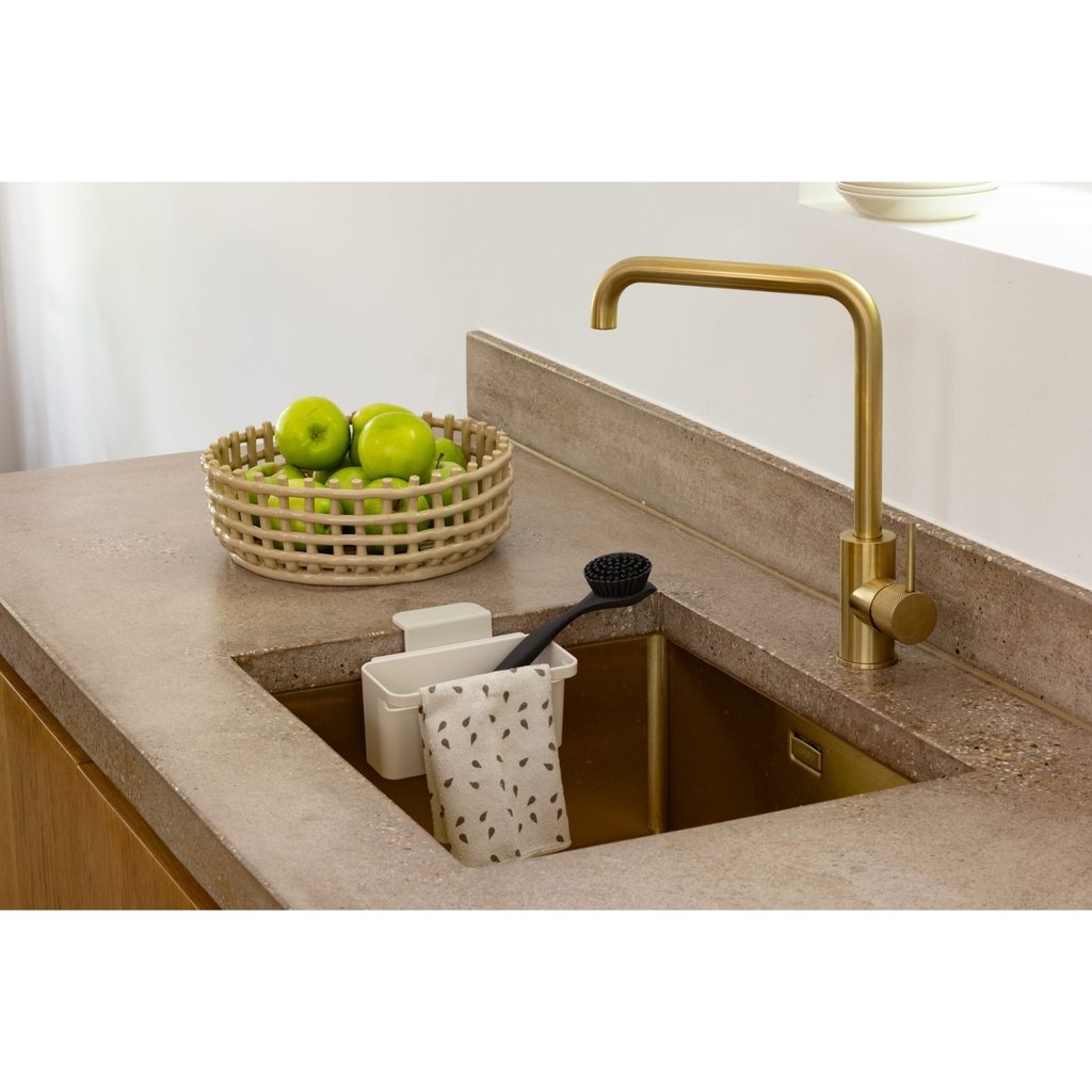 Gootsteen organiser sinkside Brabantia soft beige sfeer 1