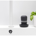 Afwasborstel m/zeepreservoir sinkside Brabantia dark grey sfeer 2