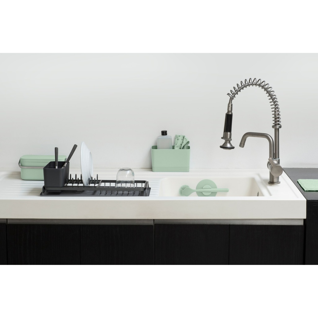 Afwasborstel m/zuignaphouder sinkside Brabantia jade green sfeer 1