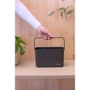 Aanrecht organiser m/vaatdoekhouder sinkside Brabantia dark grey sfeer 2