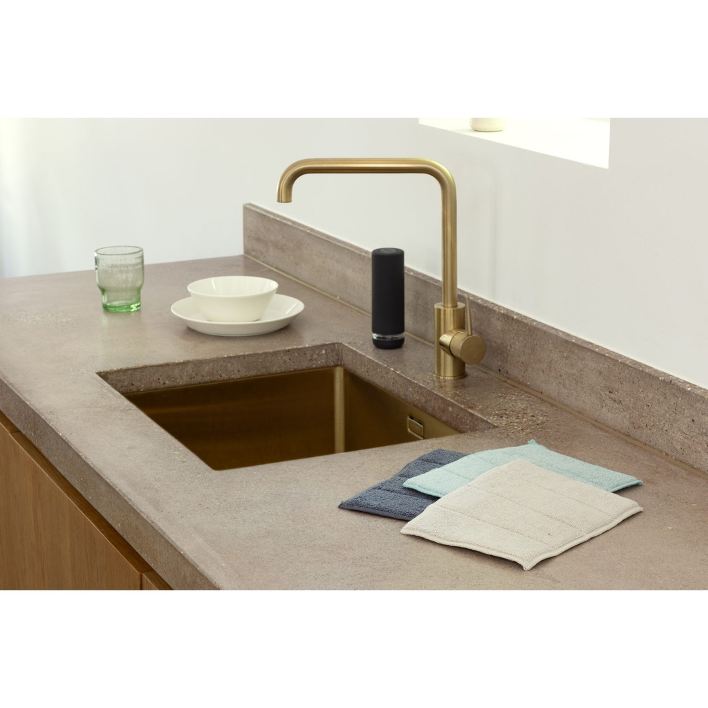 set van 3 sponsdoekjes 16x22cm sinkside microvezel Brabantia mix colours sfeer 1