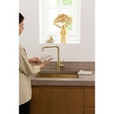 set van 2 schoonmaakdoekjes 30x30cm sinkside microvezel Brabantia soft beige sfeer 2