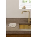 set van 2 schoonmaakdoekjes 30x30cm sinkside microvezel Brabantia soft beige sfeer 3