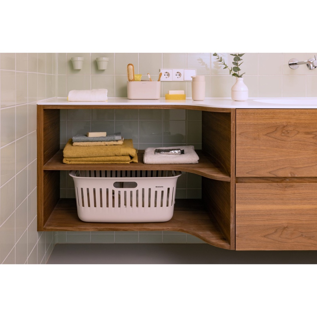 Wasmand 40.0l collect-it Brabantia soft beige sfeer 1