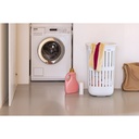 Wasmand m/deksel 55.0l collect-it Brabantia white sfeer 1