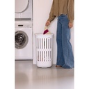 Wasmand m/deksel 55.0l collect-it Brabantia white sfeer 2