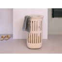 Wasmand m/deksel 55.0l collect-it Brabantia soft beige sfeer 1
