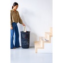 Wasmand m/deksel 55.0l collect-it Brabantia black sfeer 1