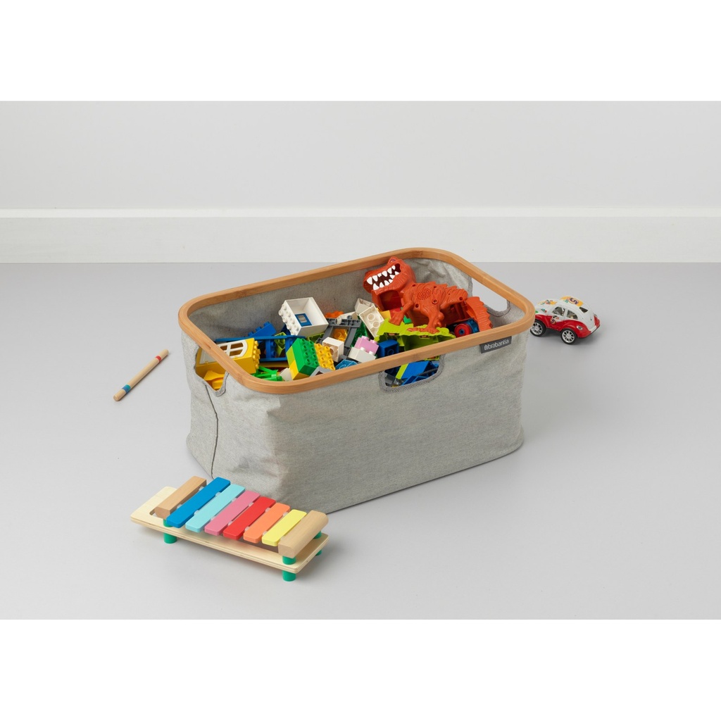 Wasmand opvouwbaar 40.0l Brabantia grey sfeer 2