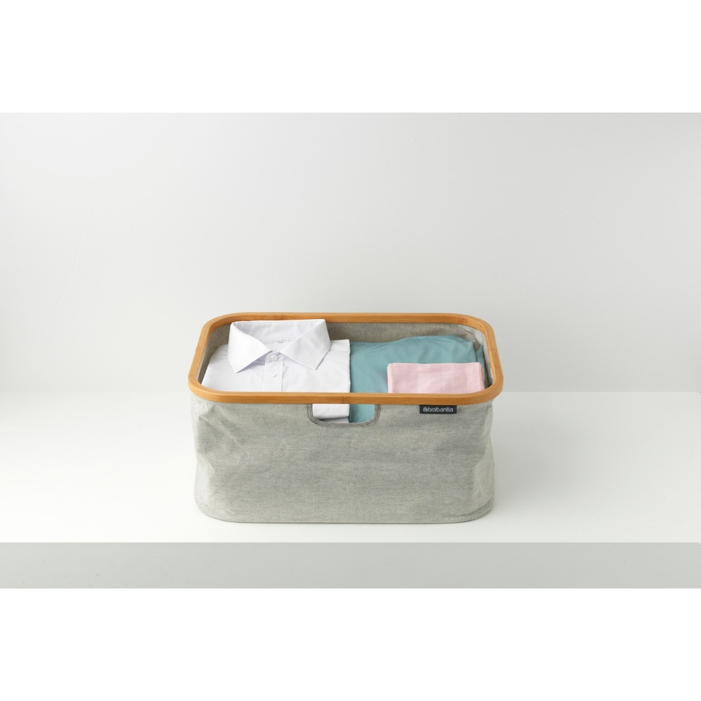 Wasmand opvouwbaar 40.0l Brabantia grey sfeer 3