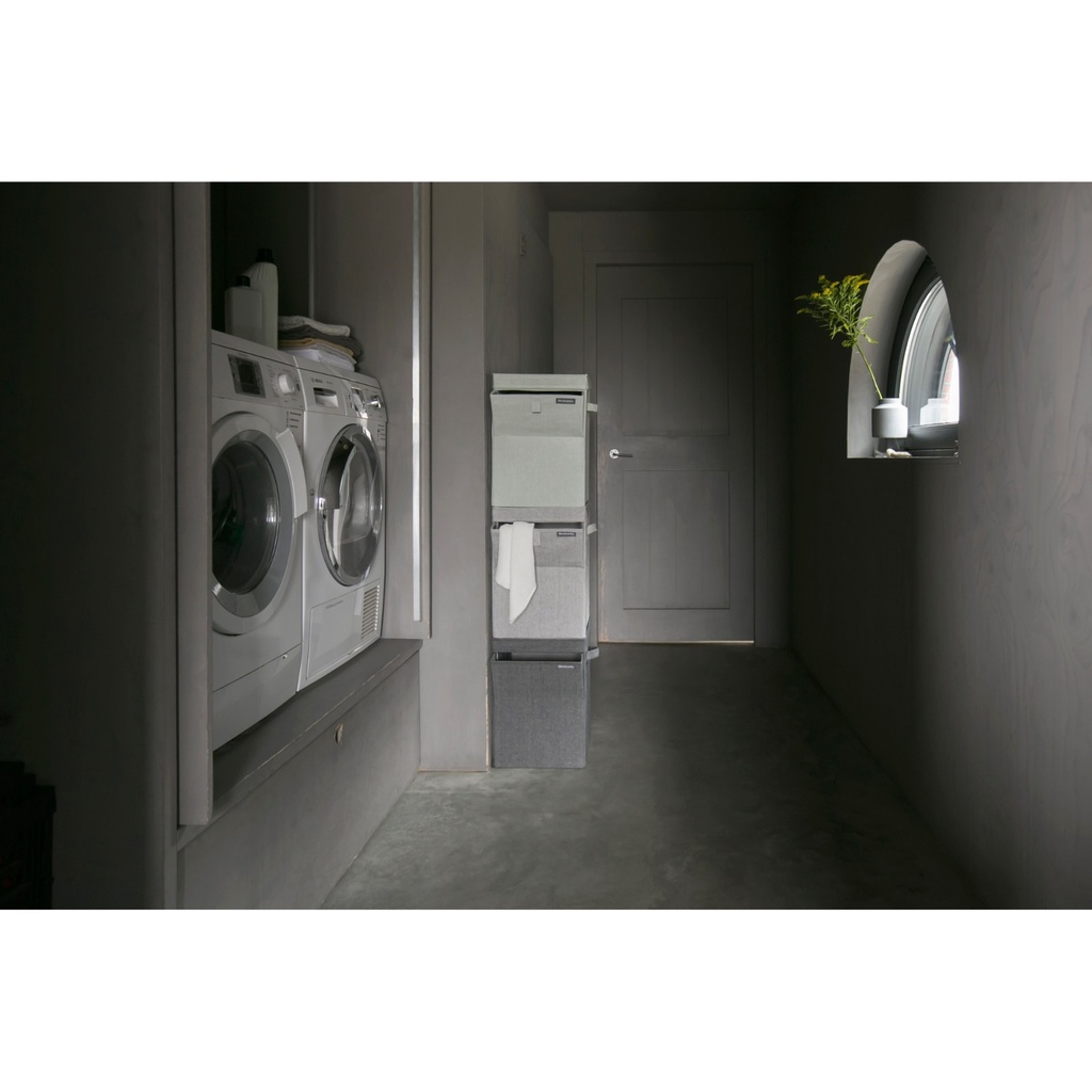 Wasbox stapelbaar 35.0l Brabantia grey sfeer 2