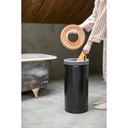 Wasbox m/kurken deksel 35.0l Brabantia matt black sfeer 2