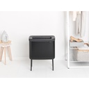 Wasbox 60.0l Bo Brabantia matt black sfeer 1