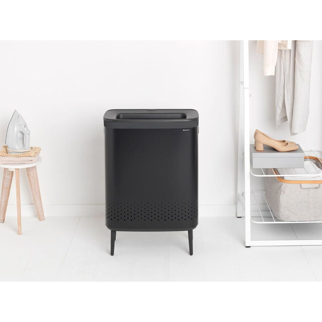 Wasbox 2x45.0l Bo Hi Brabantia matt black sfeer 1