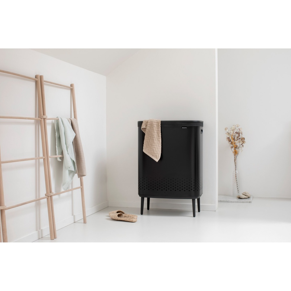 Wasbox 2x45.0l Bo Hi Brabantia matt black sfeer 3
