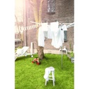 Droogmolen 40.0mtr essential m/betonanker Brabantia metallic grey sfeer 1