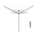 Droogmolen 50.0mtr lift-o-matic m/grondanker Brabantia metallic grey sfeer 2