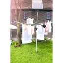 Droogmolen 50.0mtr lift-o-matic advance m/grondanker, beschermhoes en wasknijpertas Brabantia metallic grey sfeer 2