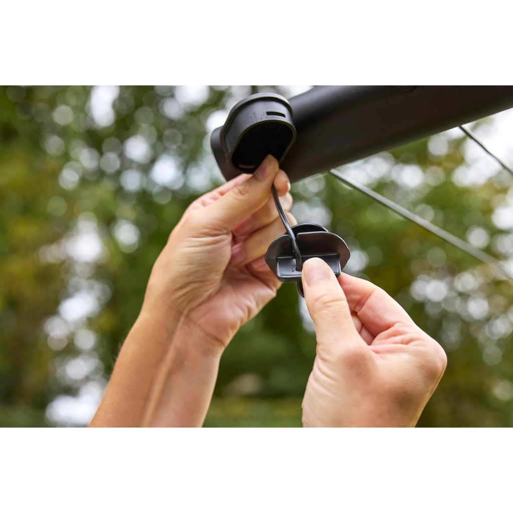 Vervangende waslijnen 50.0mtr hangout Brabantia black sfeer 2