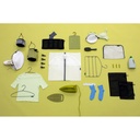 set van 8 wasknijpers Brabantia black/grey sfeer 1